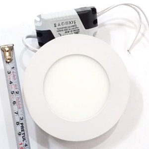 ÂM TRẦN SIÊU MỎNG TRÒN 4W TRẮNG ẤM (QUEEN) _90MM*110MM 220VAC_104191