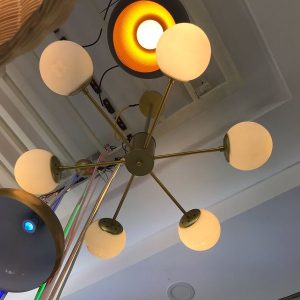 ĐÈN TREO 10A ( 6 BÓNG LED, MÀU TRẮNG ẤM)_104326