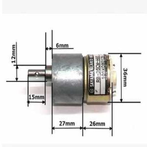 ĐỘNG CƠ GIẢM TỐC 24VDC 45 VÒNG/PHÚT_103177