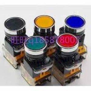 NÚT NHẤN 22MM MÀU XANH, NHẤN NHẢ (10A SAY7-B/LA38-11/LA39-11)_102205