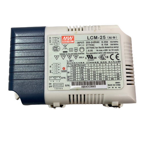 104648 Nguon Chinh Ap 6vdc 350ma 1a , 25w, Co Dimmer(meanwell Lcm 25) Pt H1