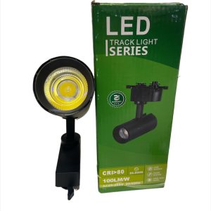 101609 Den Ray Led Cob Than Dai Duong Kinh Nho 6cm 20w Vo Den Anh Sang Vang 4500k Gmn H1