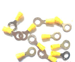 ĐẦU CỐT ĐỒNG, LỖ TRÒN, BỌC NHỰA LOẠI 2-6 MÀU VÀNG_105690