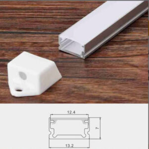 THANH NHÔM LẮP NỔI, NẮP CHỤP ĐỤC, DÀI 1 MÉT (KR-509)_104566