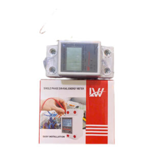 CÔNG TƠ ĐIỆN TỬ 1 PHA 80A, HIỂN THỊ 1 THÔNG SỐ Kwh, LẮP ĐẶT TRÊN THANH RAY_106322